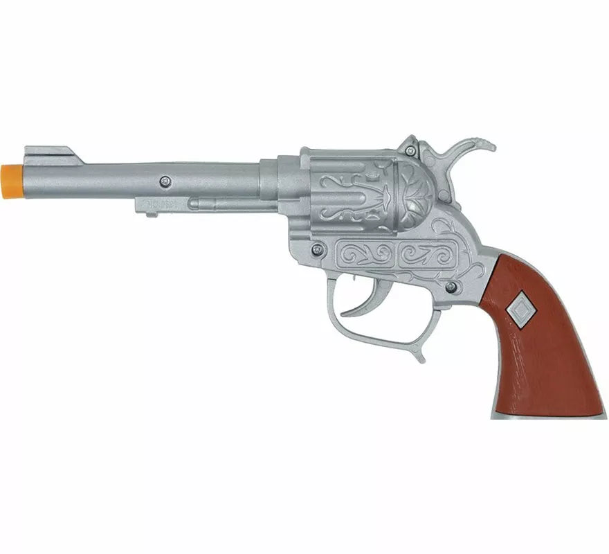 Dos Pistolas Largas de Vaquero de 20 cm