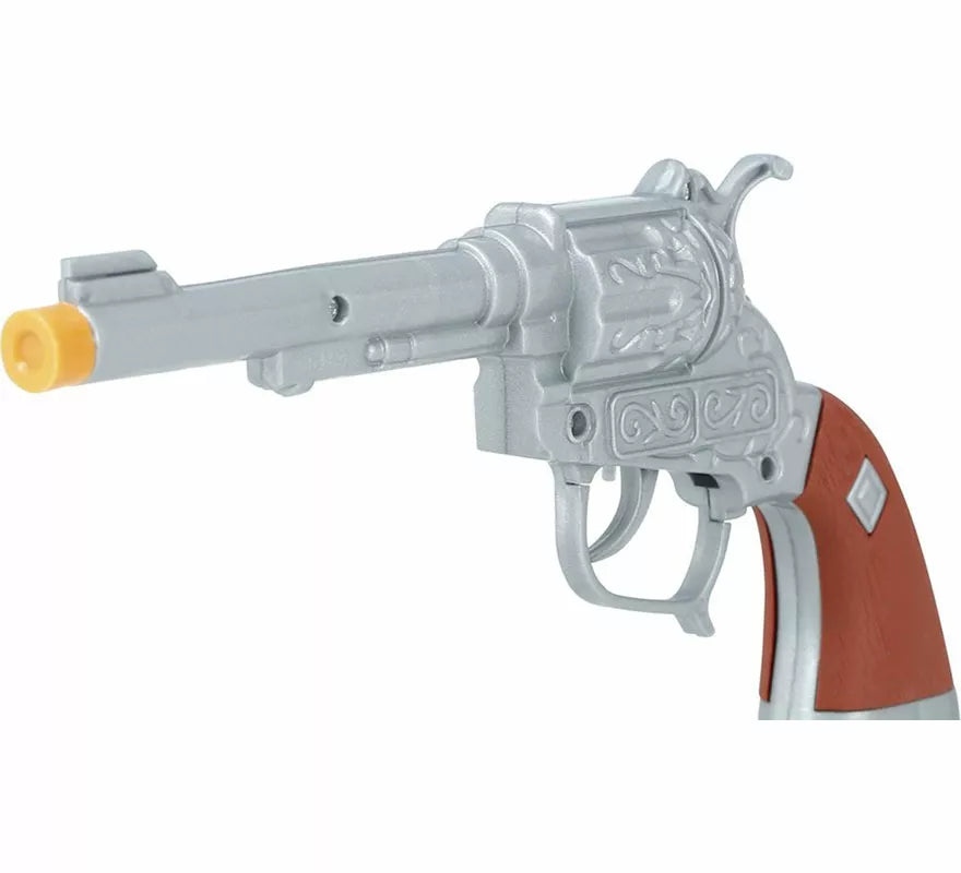 Dos Pistolas Largas de Vaquero de 20 cm