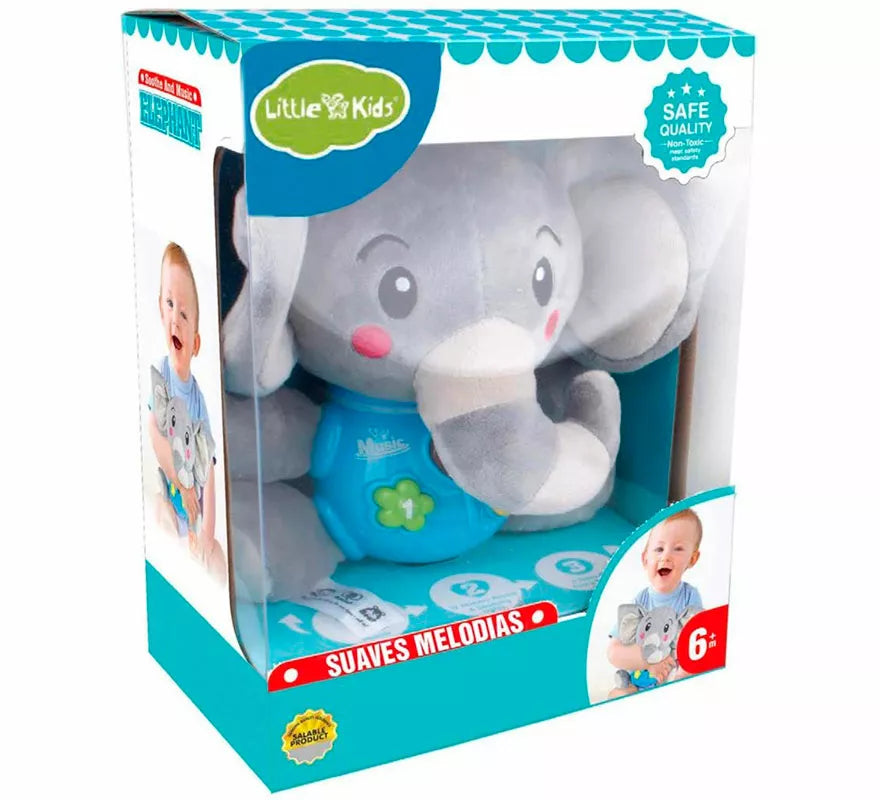 Translation missing: en.Elefante Musical de Peluche con Luz y Sonido de 24 cm