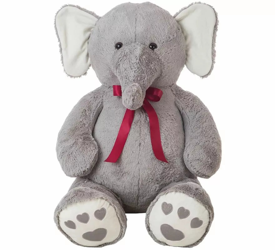 Translation missing: en.Elefante Wanda de Peluche con Lazo de 120 cm