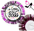 Escarapela Chicas de Copas y de Boda de 14 cm