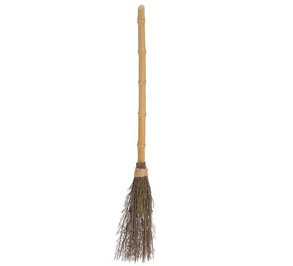 Escoba de Bruja clásica marrón de 86 cm
