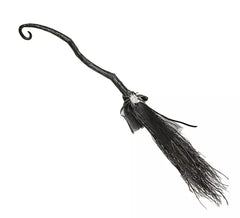 Witch's Broom with Black Spider 115 cm