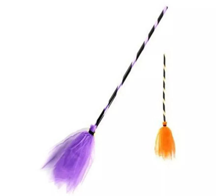 Escoba de Bruja de Tul de 90 cm