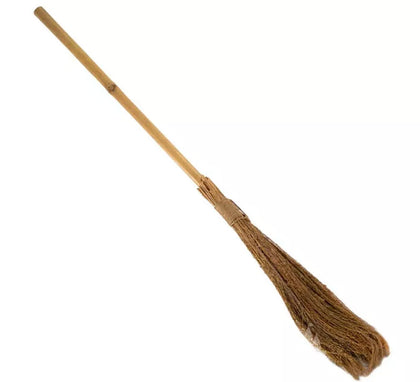 Escoba para Brujas o Magos de Paja de 90 cm