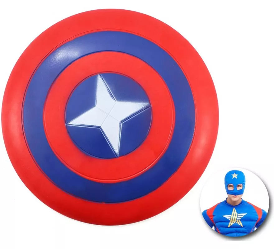 Escudo con Estrella de Superhéroe de 30 cm