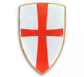 Escudo Medieval blanco con cruz de 300 cm