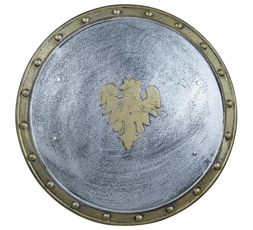 Escudo Medieval con Insignia de Águila de 37 cm