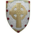 Escudo Medieval Cruz y Rosas