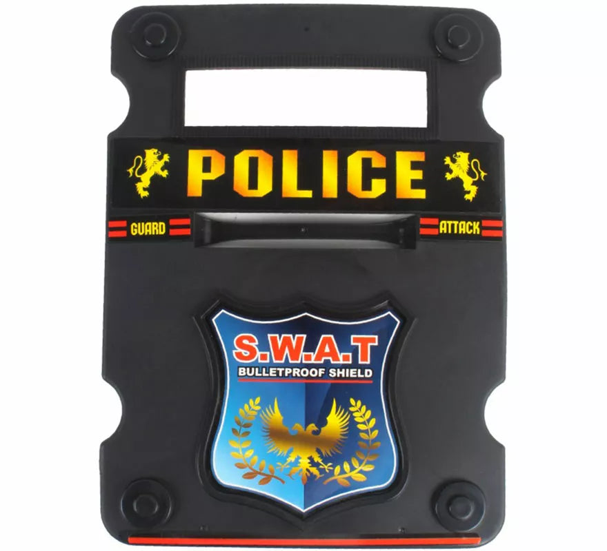 Translation missing: en.Escudo Policía de 32x23 cm de plástico para niños