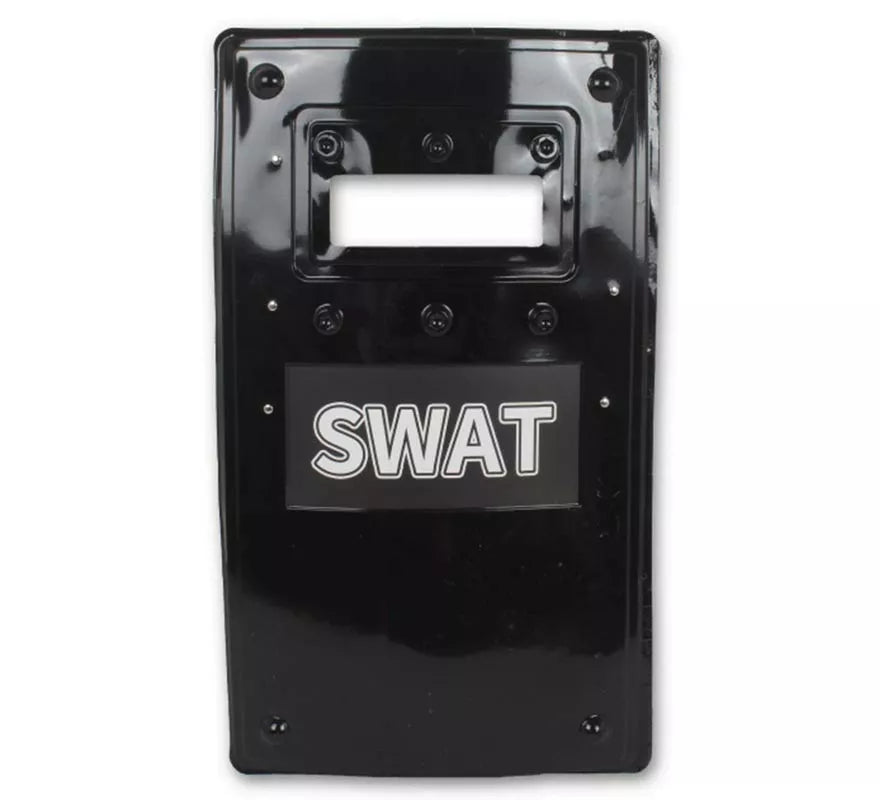 Translation missing: en.Escudo Swat antidisturbios negro de juguete de 66 cm
