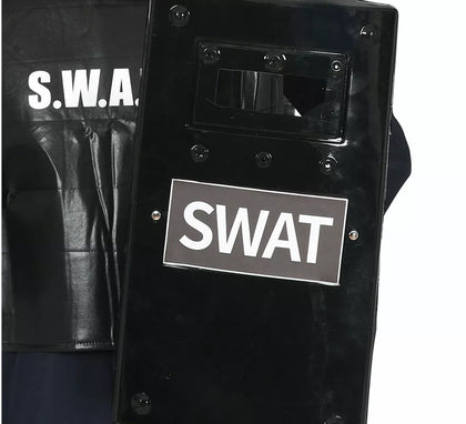 Escudo Swat Negro de 65x30 cm