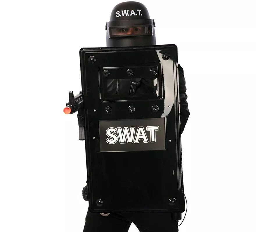 Translation missing: en.Escudo Swat negro de 66,5X38 cm