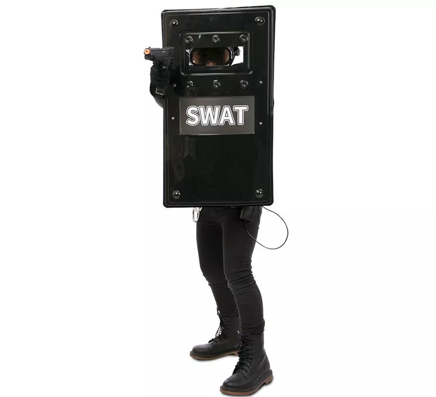 Translation missing: en.Escudo Swat negro de 66,5X38 cm