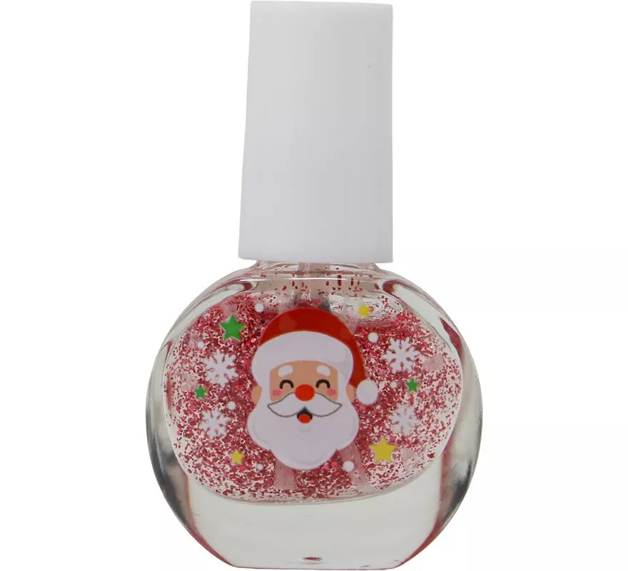 Translation missing: en.Esmalte de Uñas con Purpurina y Pegatinas Navideñas