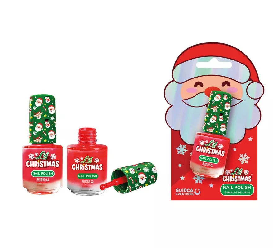 Translation missing: en.Esmalte de Uñas verde y Pegatinas Navideñas