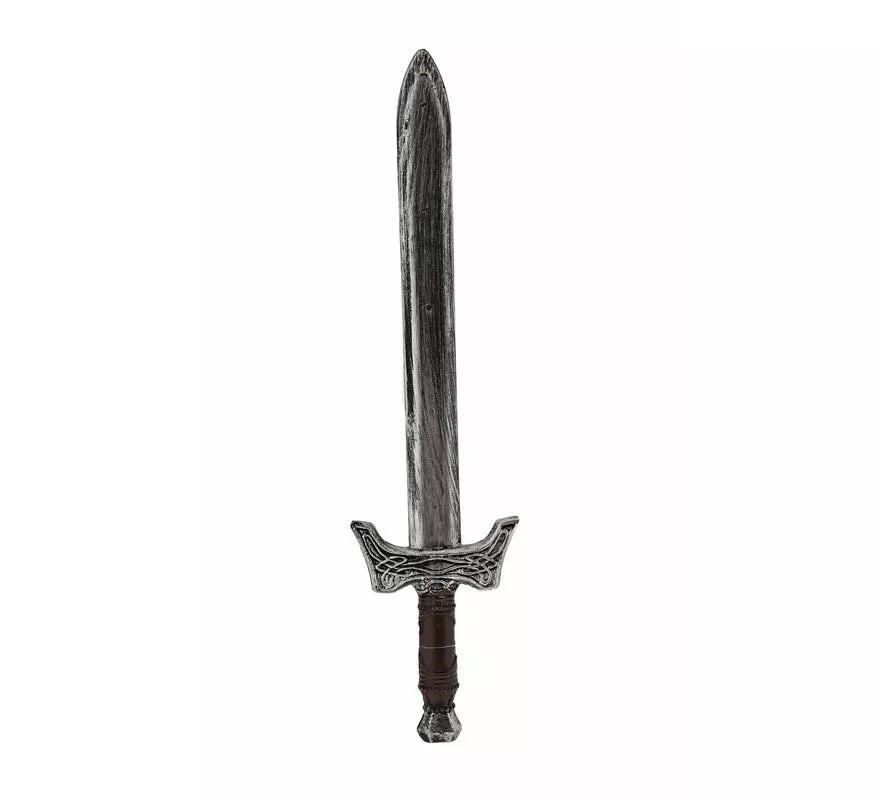 Espada de Bárbaro oscura plástico de juguete de 16x66 cm