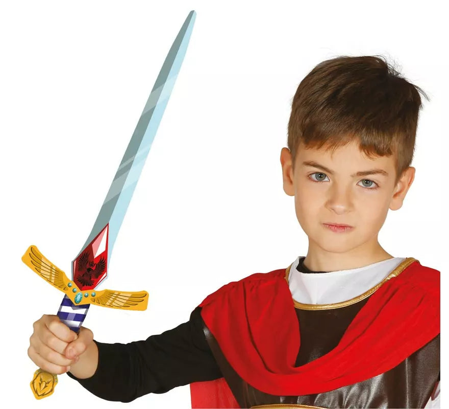Espada de Gladiador piedra roja de Foam infantil