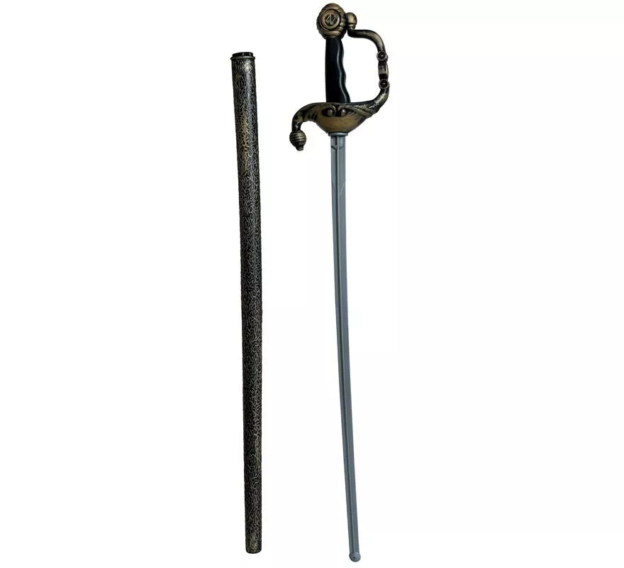 Espada Fina con Funda elegante de 66 cm