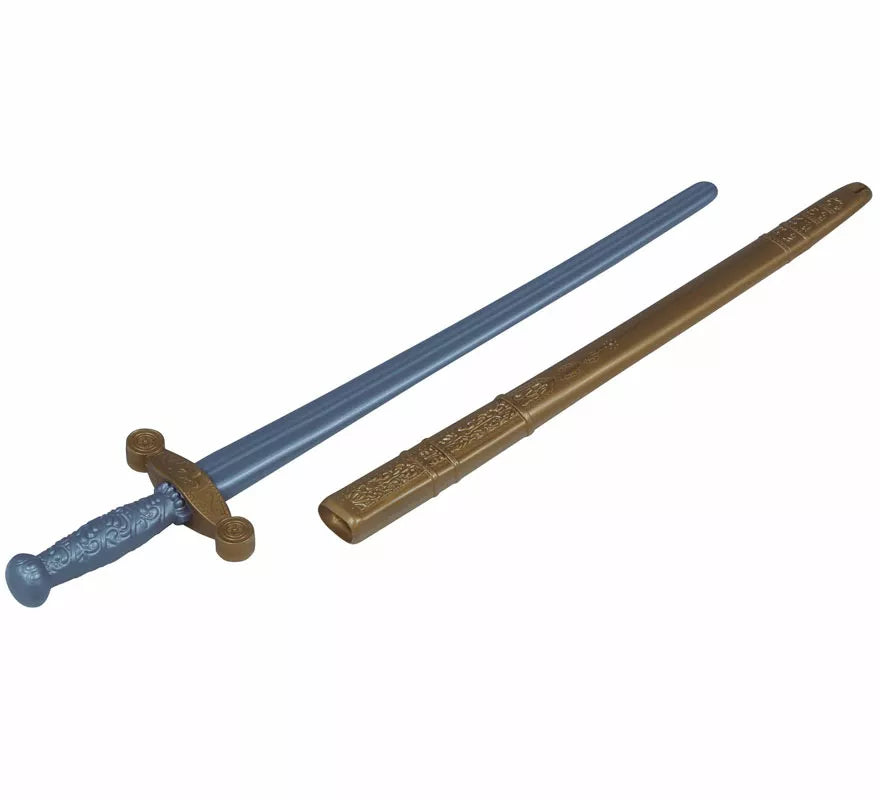 Espada Medieval con Funda de 70 cm