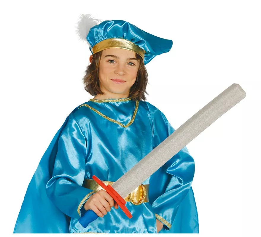 Espada Medieval goma EVA 63,5 cm para niño