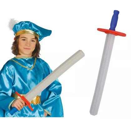 Espada Medieval goma EVA 63,5 cm para niño
