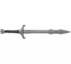 Brown and Silver Medieval Sword
