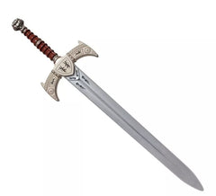 Medieval Silver Tiger Toy Sword