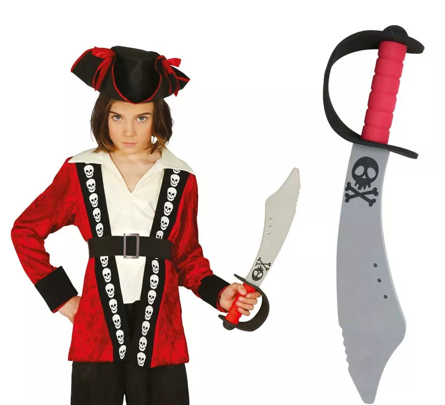 Espada Pirata Goma Eva 43 cm para niños