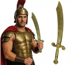 55cm Golden Roman Sword Made of Plastic