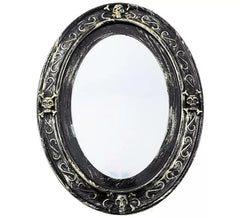 Horror Skull Mirror with Light, 25x33x5 cm