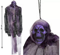 Esqueleto Colgante Morado de 65x35 cm
