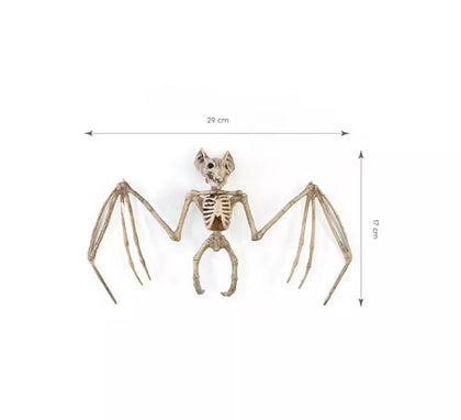 Esqueleto de Murciélago beige de 29x17 cm