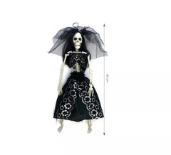 40 cm black bride skeleton
