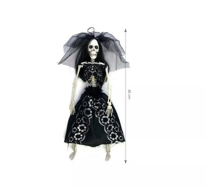 Esqueleto de Novia negra de 40 cm