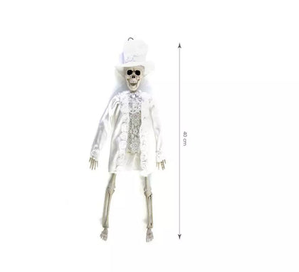 Esqueleto de Novio blanco de 40 cm