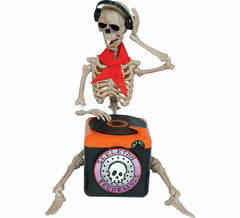 DJ Skeleton with Light, Sound and Movement of 26x14 cm