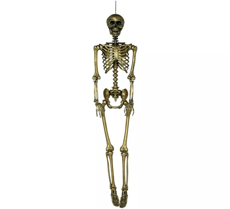 Esqueleto oro 160 cm
