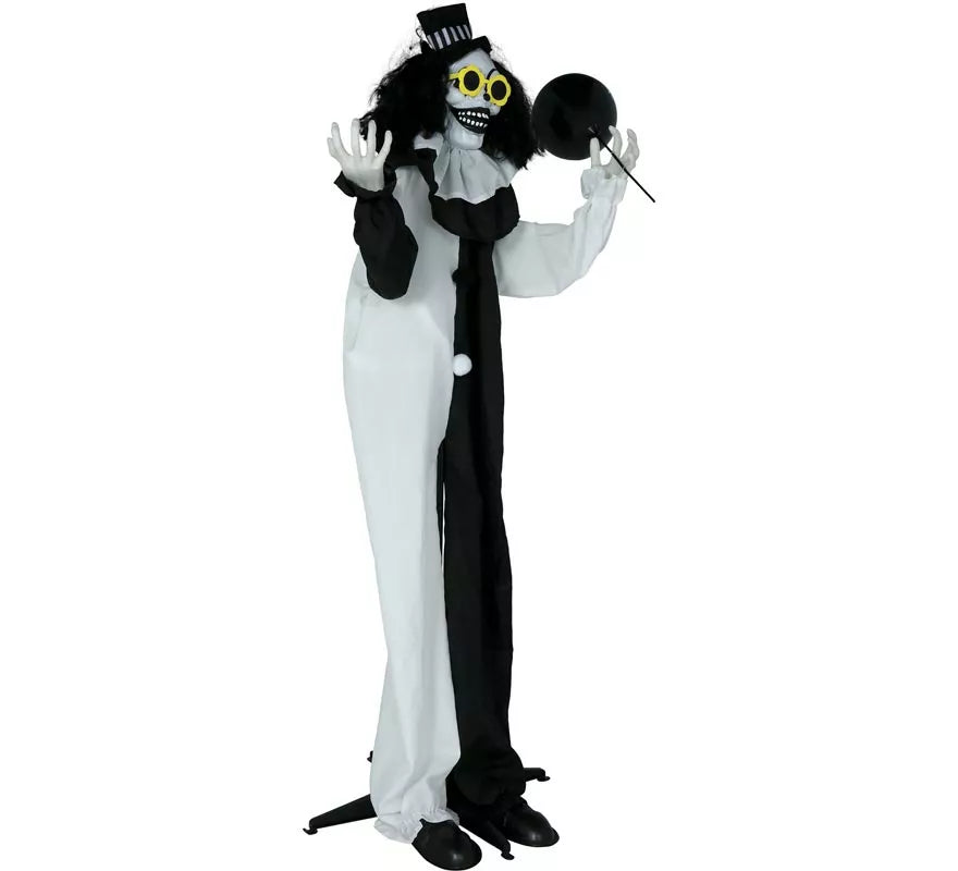 Payaso Terrifier con Luz de Sonido y Movimiento de 170 cm