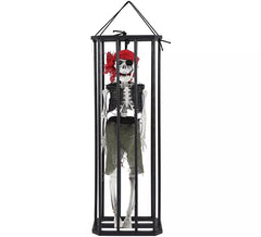 Imprisoned Pirate Skeleton 15x9.5x43 cm