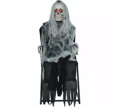 Skeleton Scare Chair with Light, Sound and Movement 105 cm