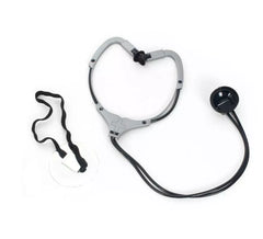 Black and silver stethoscope