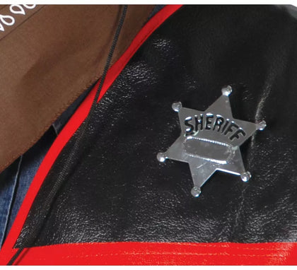 Estrella o Placa de Sheriff metálica