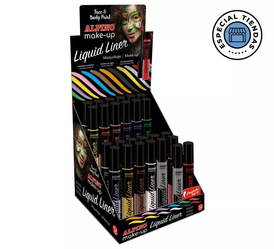 Translation missing: en.Expositor Maquillaje Liquid Liner de 6 g de 24 unidades + 2 Gratis