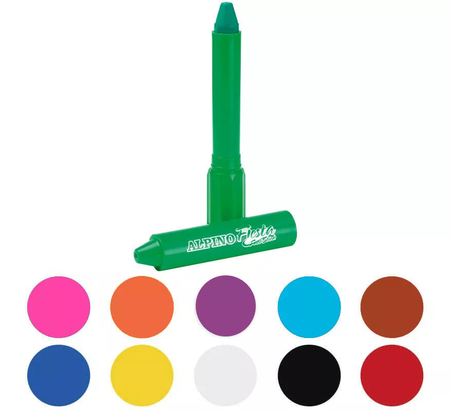 Face stick o barra maquillaje en varios colores. ALPINO