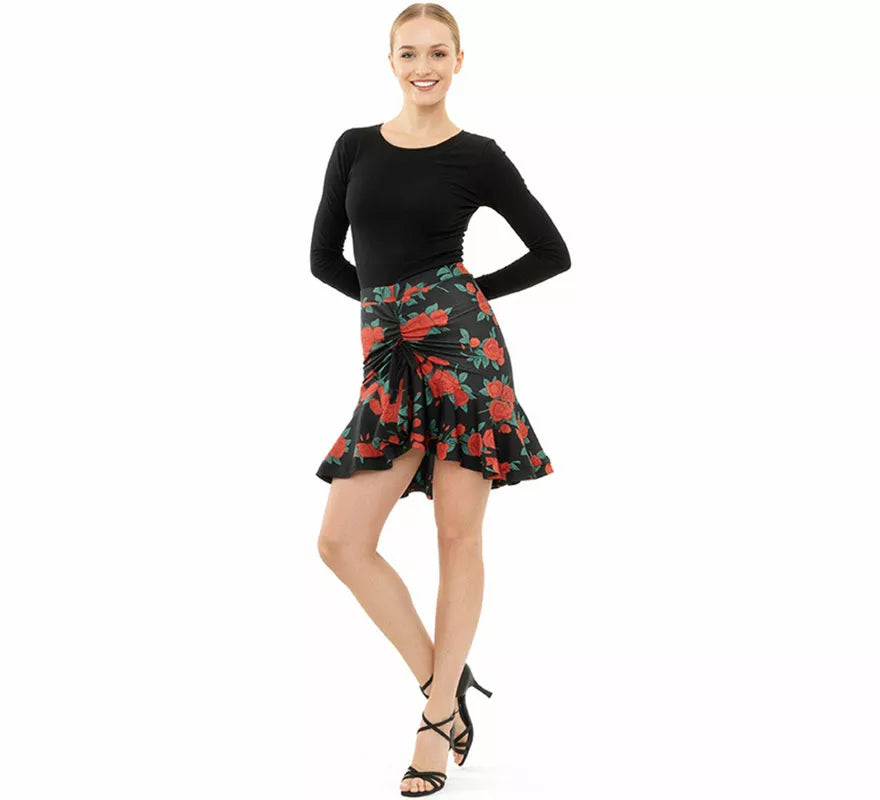 Translation missing: en.Falda Baile Asimétrica con estampado para mujer
