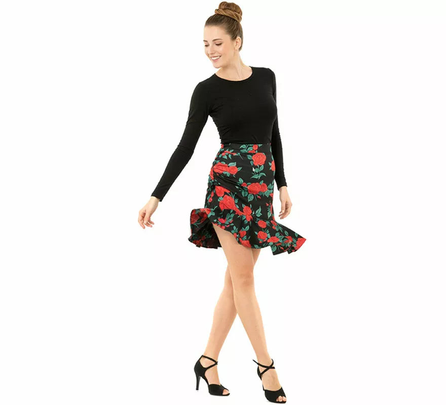 Translation missing: en.Falda Baile Asimétrica con estampado para mujer