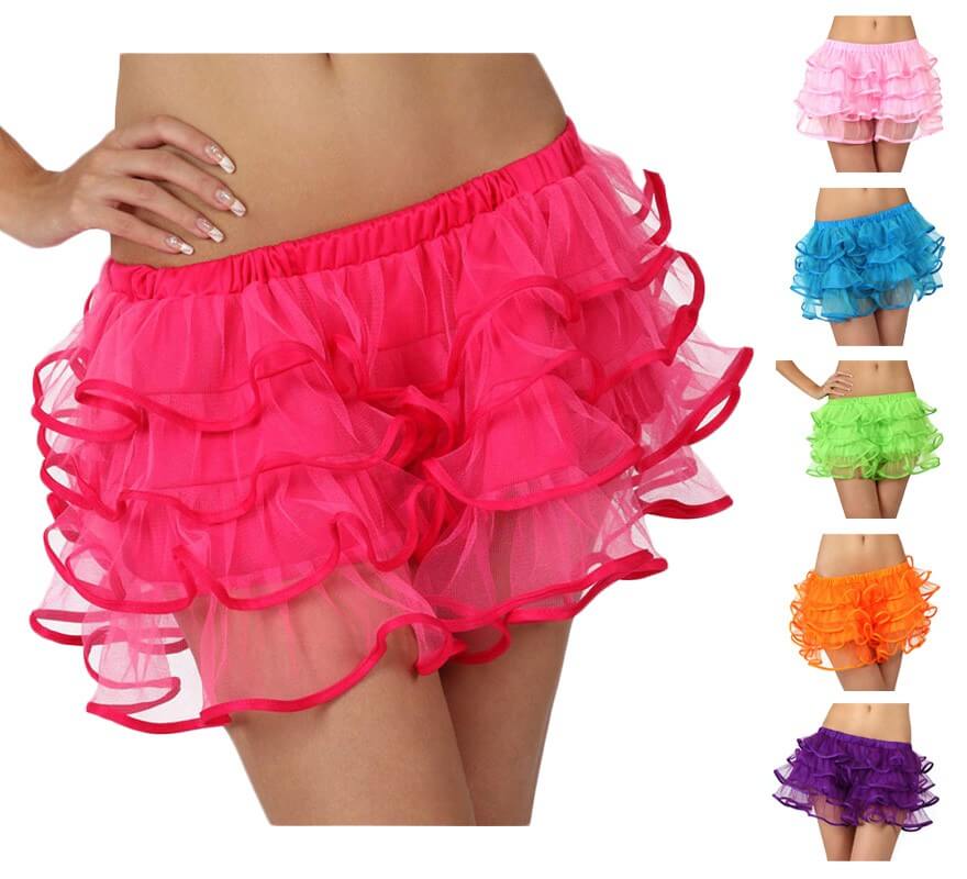 Translation missing: en.Falda con volantes para chicas talla S en varios colores