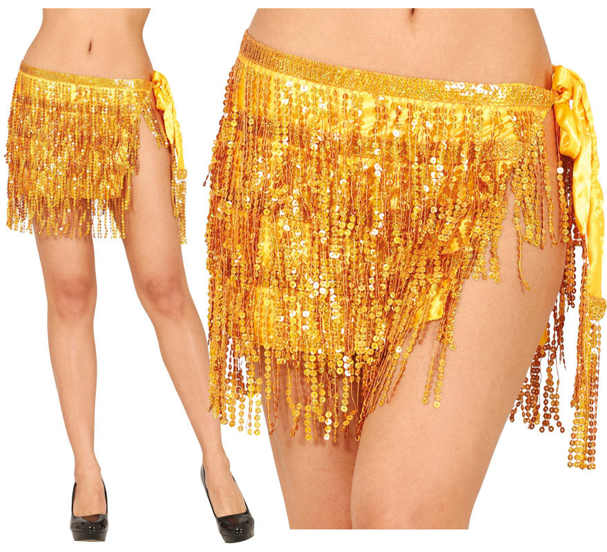Translation missing: en.Falda de Cintura con lentejuelas talla universal en varios colores para mujer