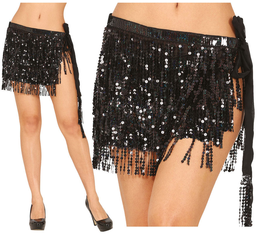 Translation missing: en.Falda de Cintura con lentejuelas talla universal en varios colores para mujer